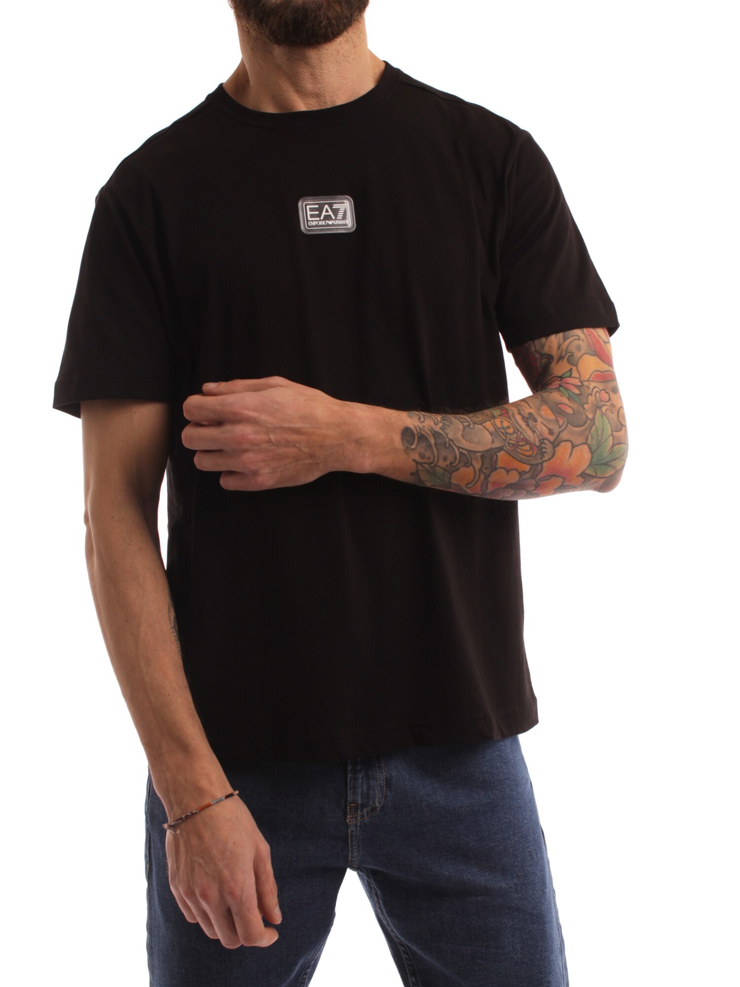 Ea7 Clothing Man Short sleeve BLACK 3RPT05