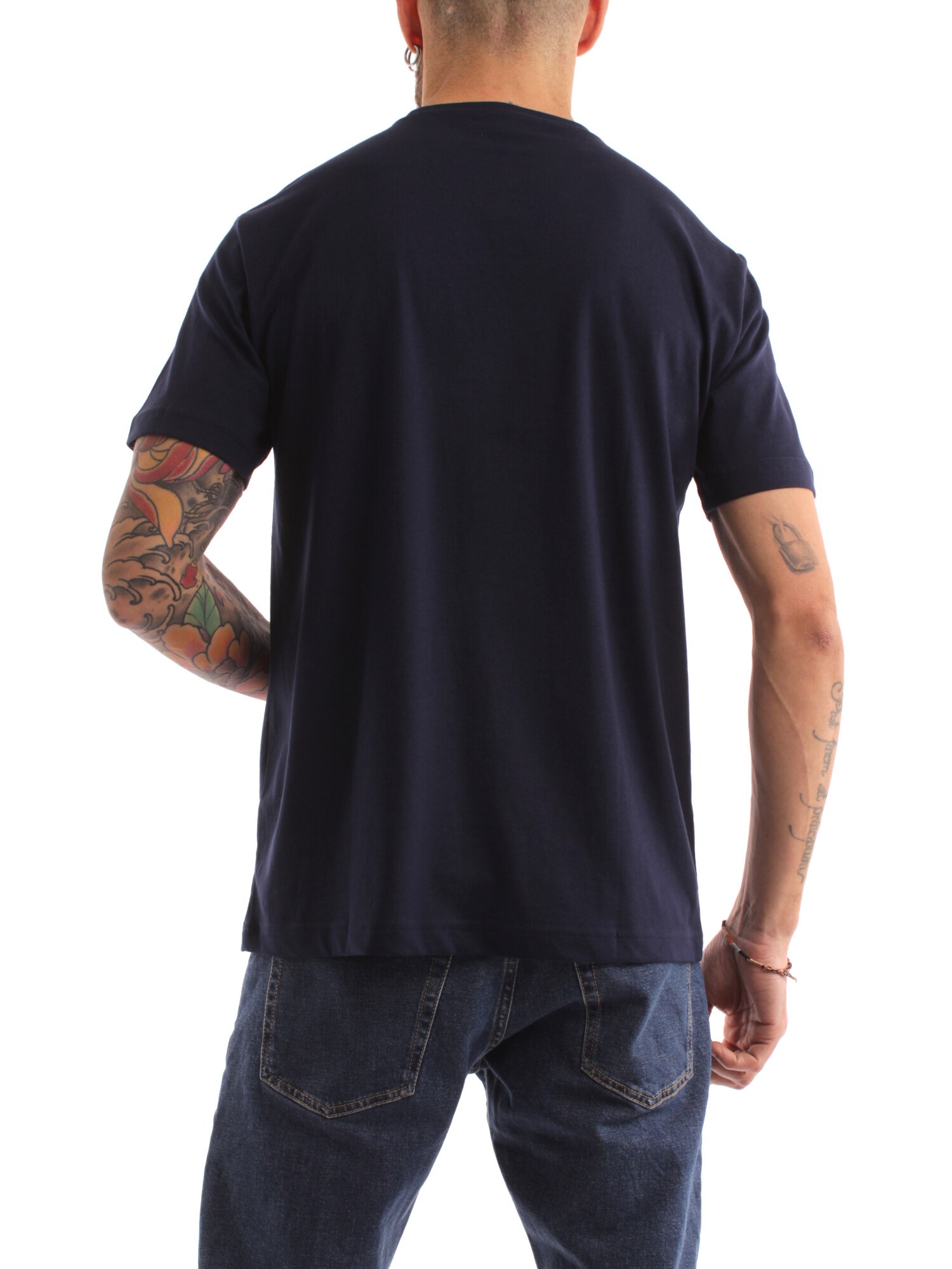 Ea7 Clothing Man Short sleeve NAVY BLUE 3RPT05