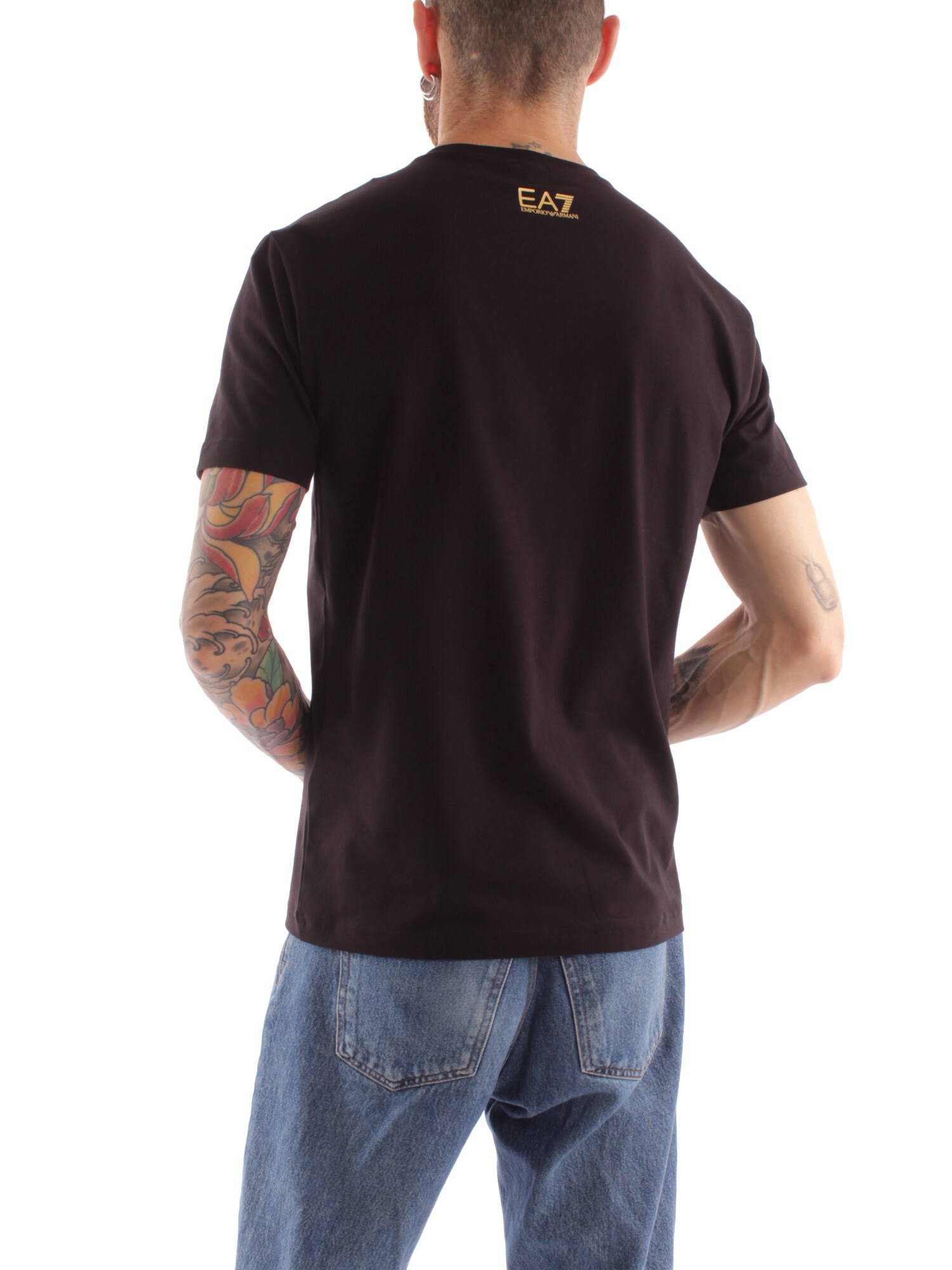Ea7 Clothing Man Short sleeve BLACK 3RPT07