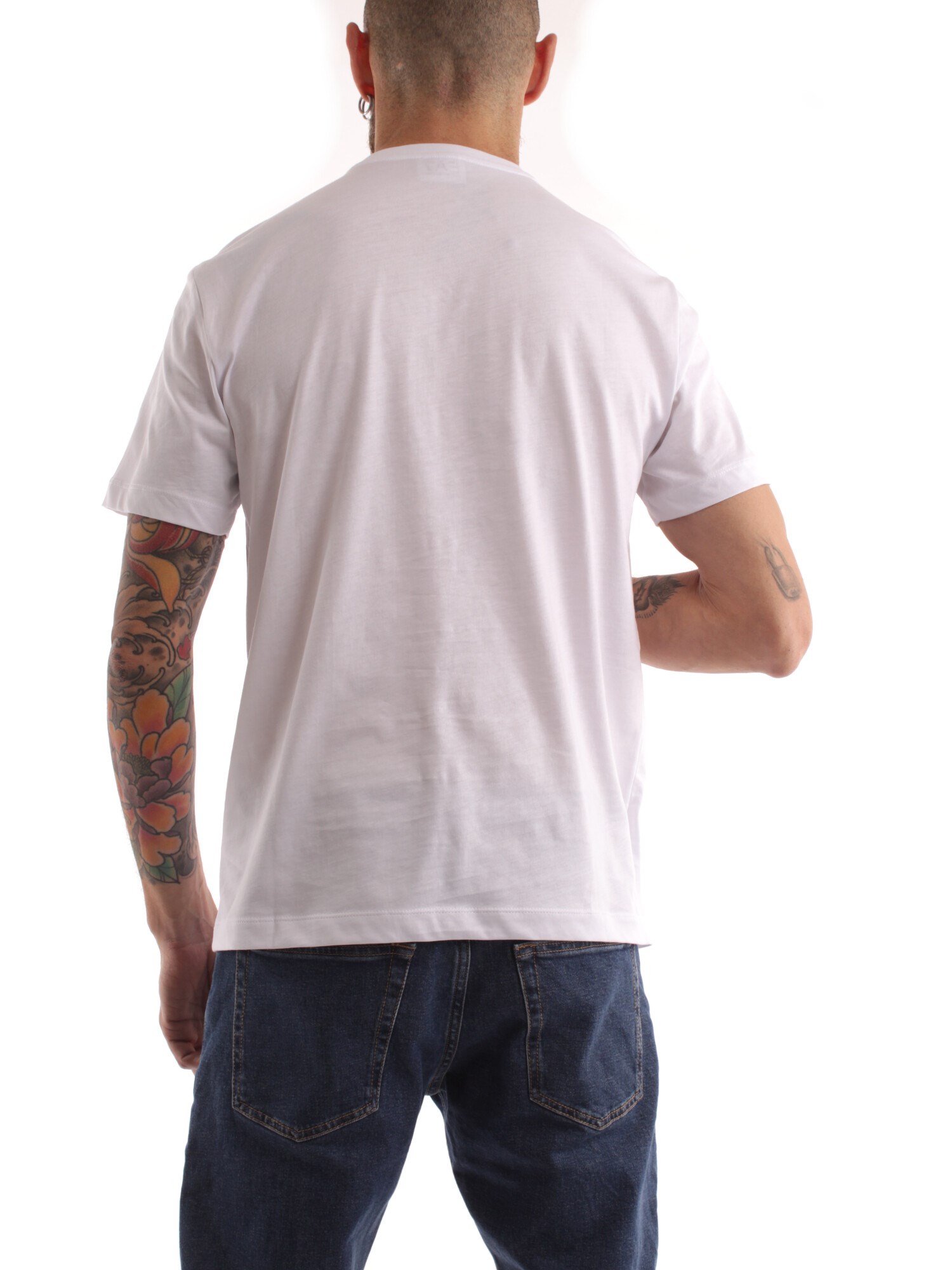 Ea7 Clothing Man Short sleeve WHITE 3RPT39