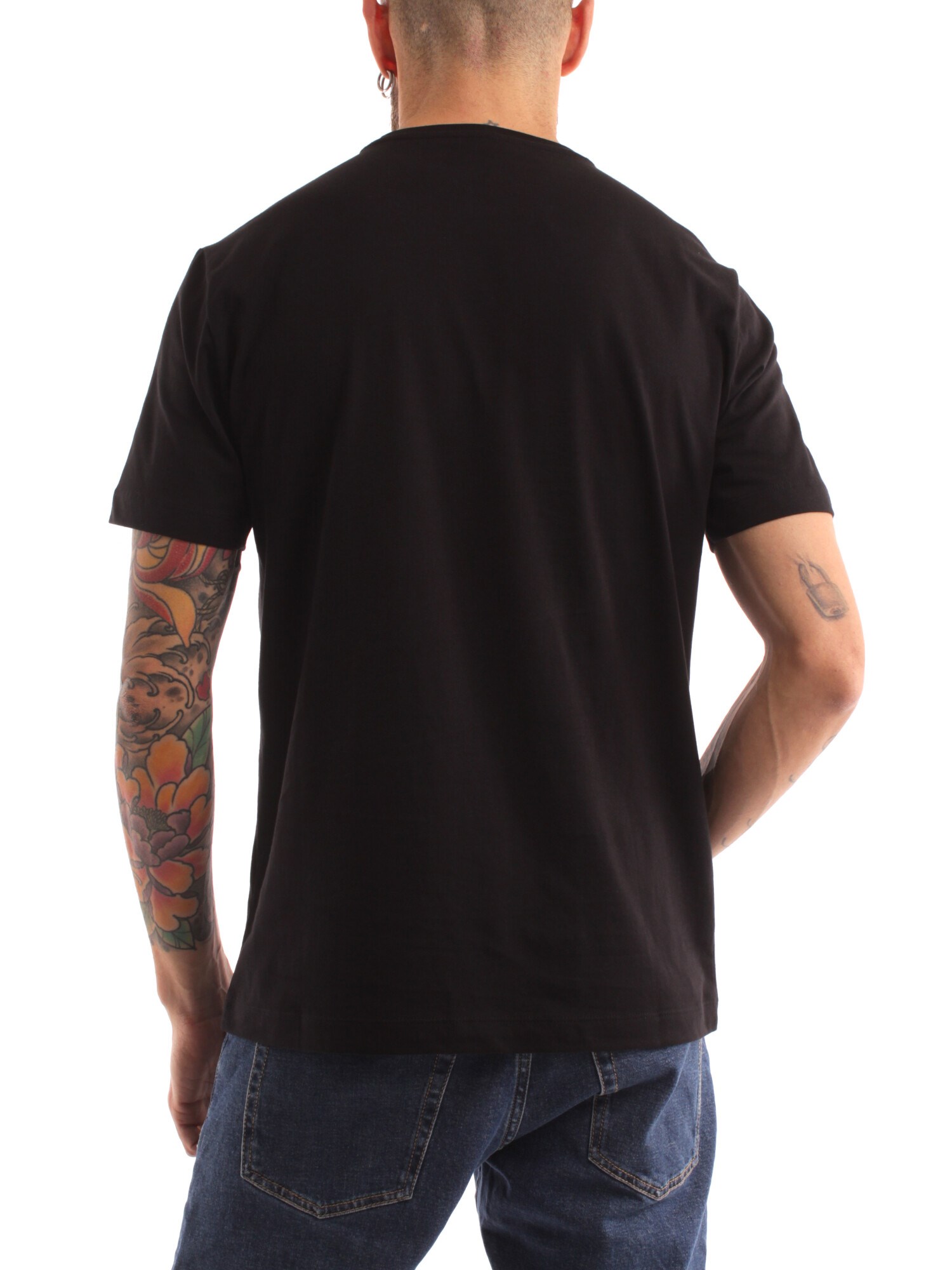 Ea7 Clothing Man Short sleeve BLACK 3RPT39