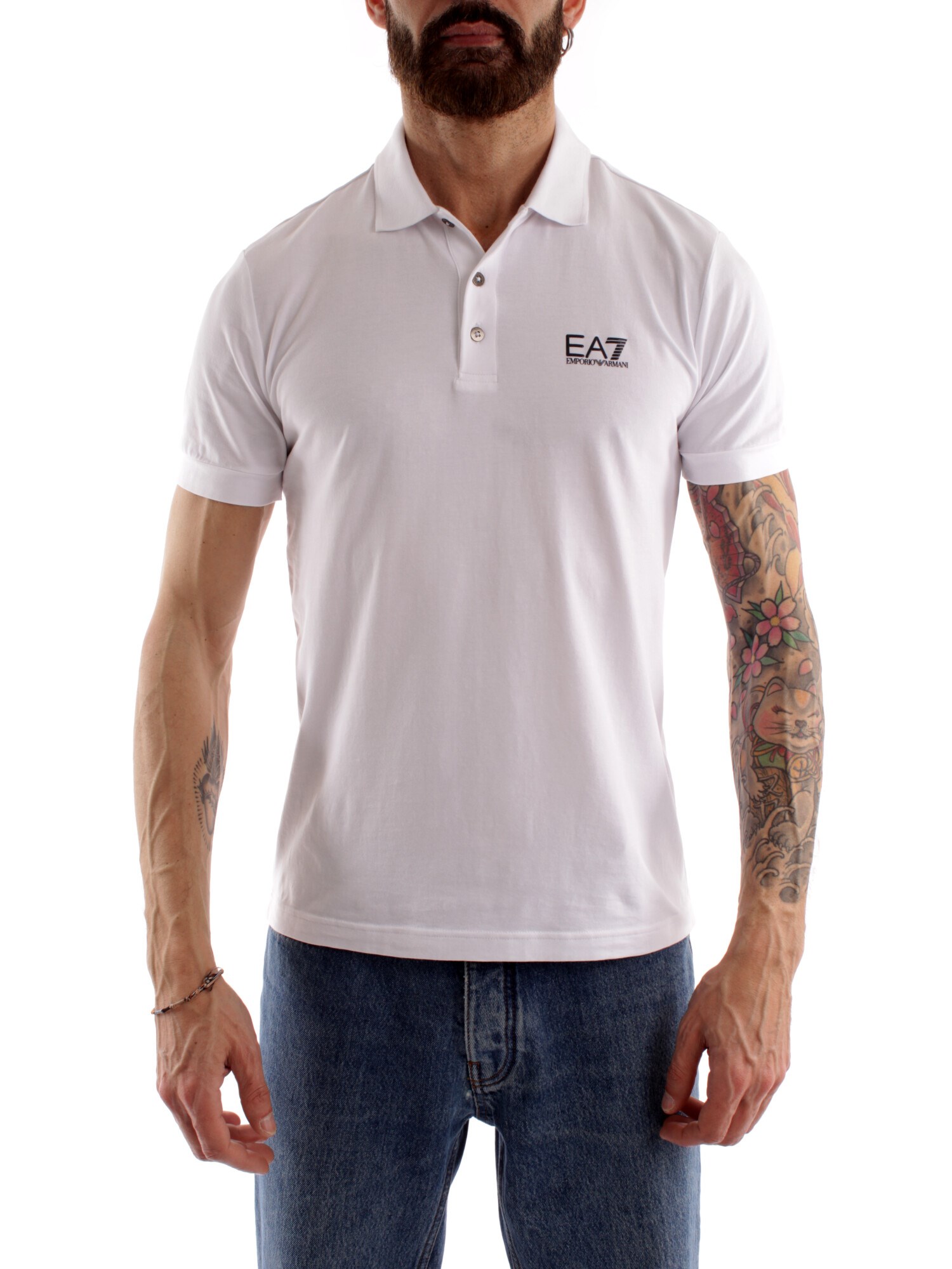 Ea7 Clothing Man Short sleeves WHITE 8NPF04