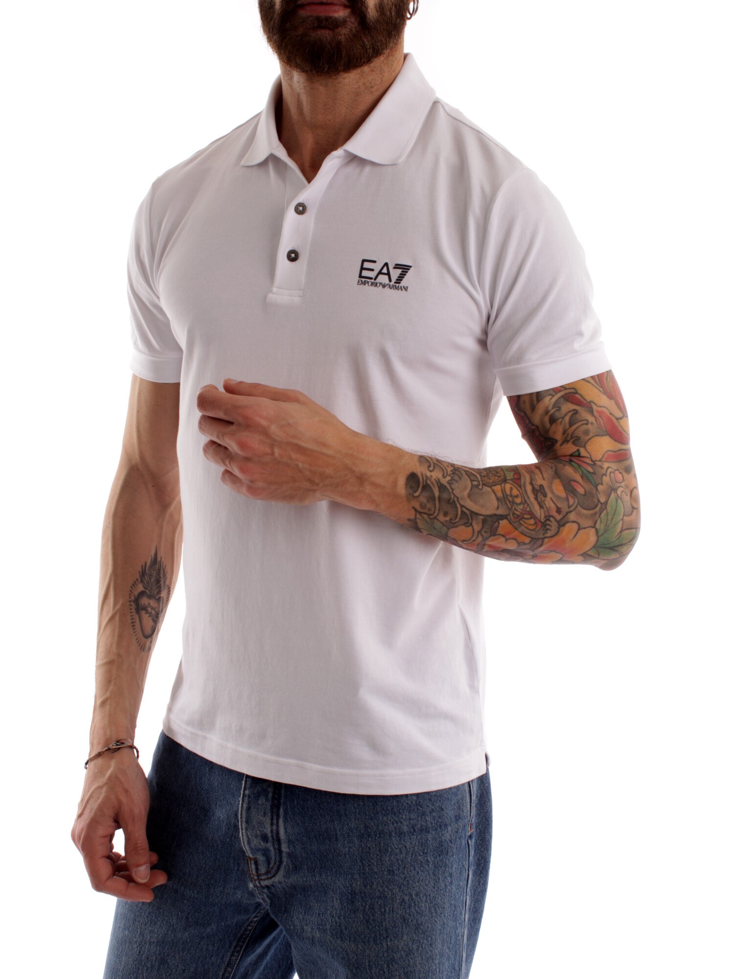 Ea7 Clothing Man Short sleeves WHITE 8NPF04