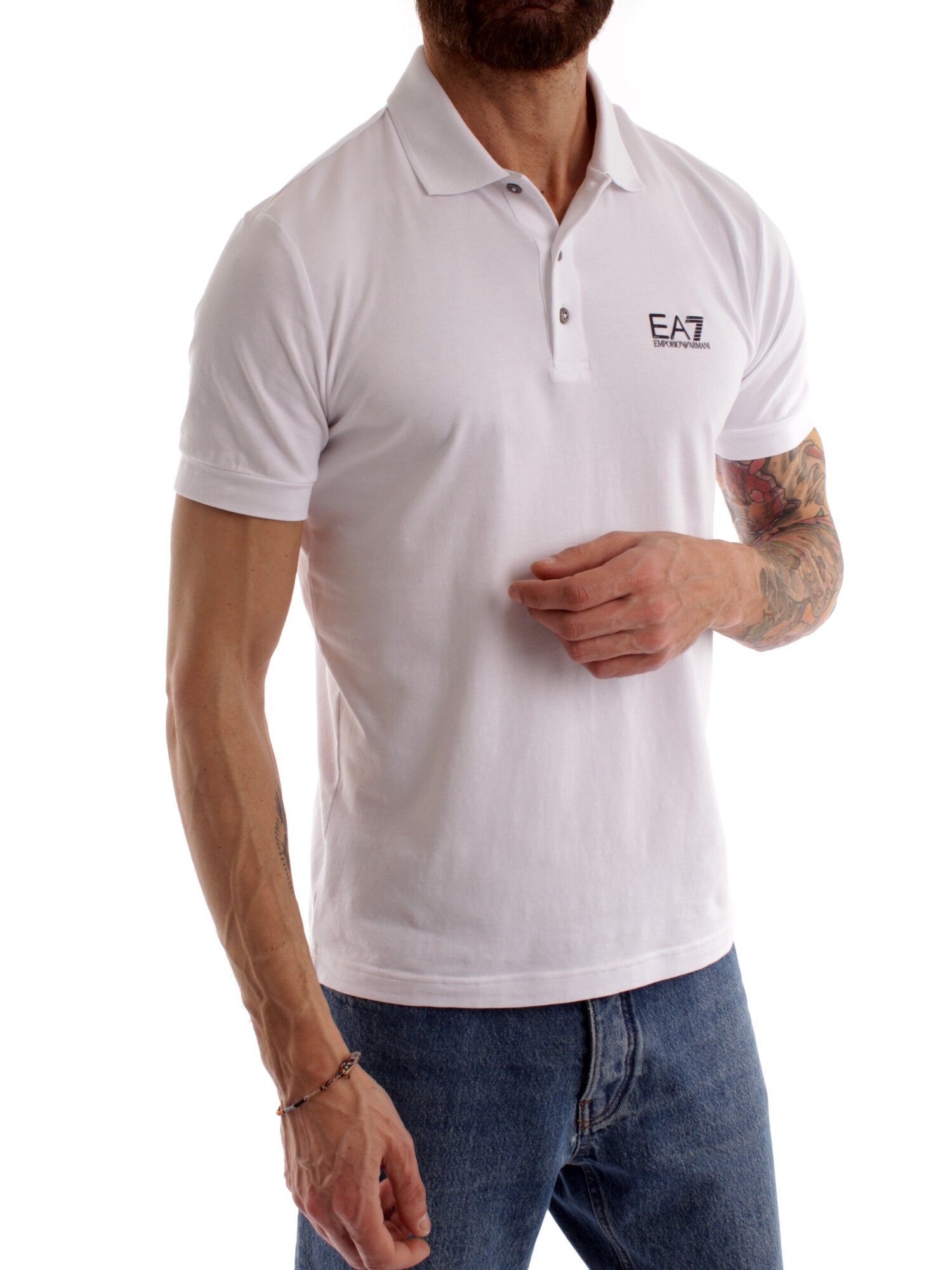 Ea7 Clothing Man Short sleeves WHITE 8NPF04