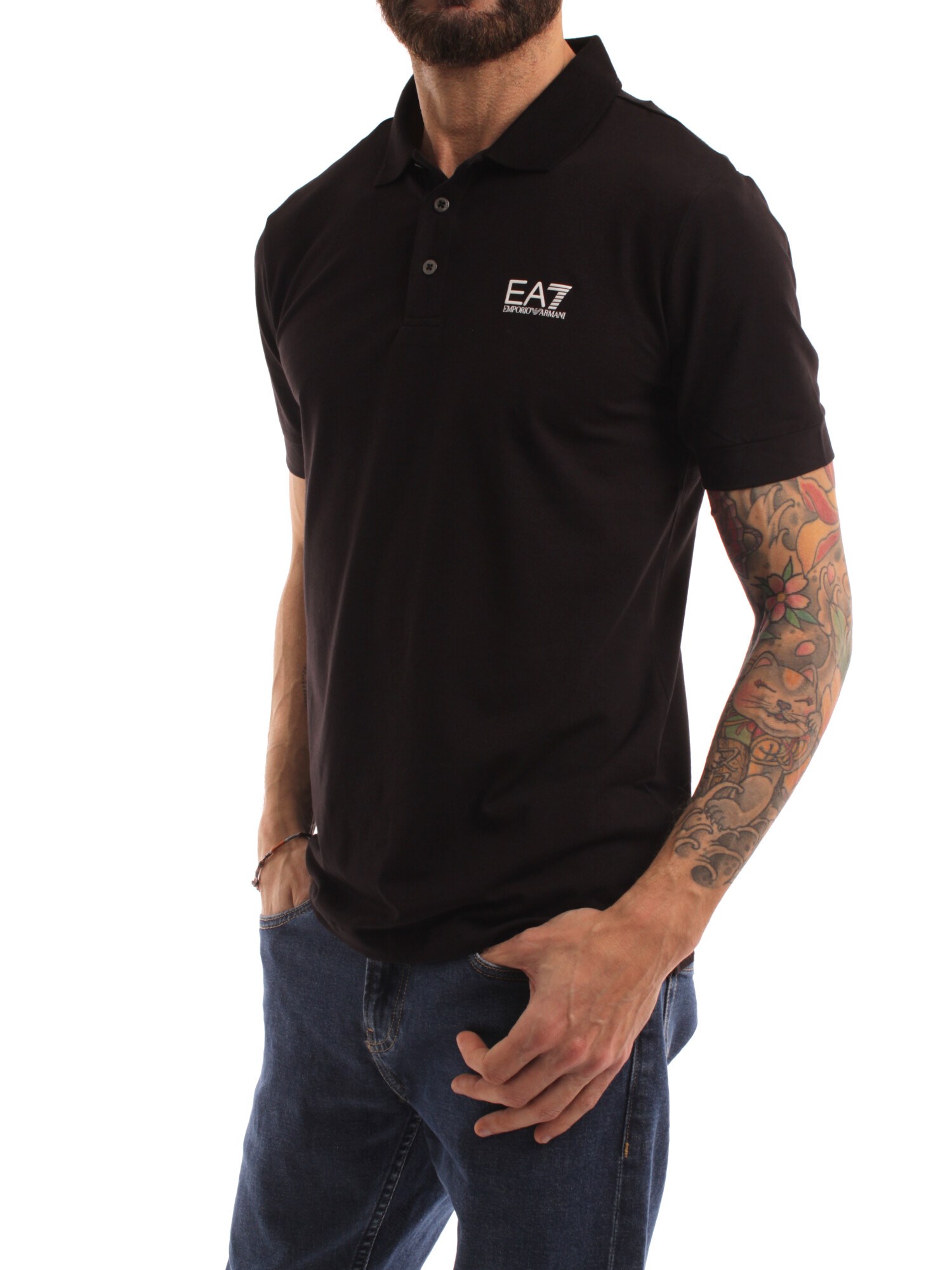 Ea7 Clothing Man Short sleeves BLACK 8NPF04