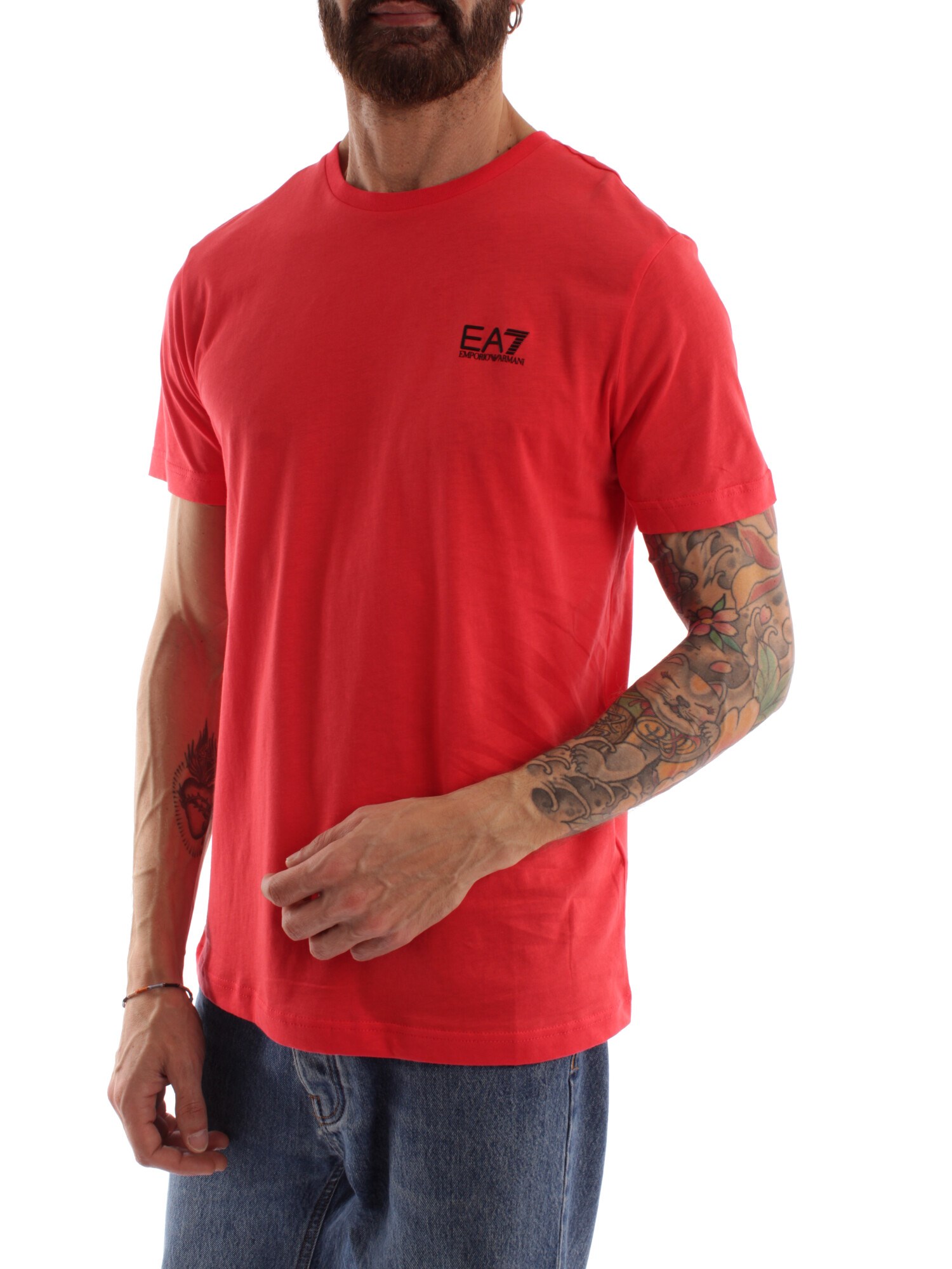Ea7 Clothing Man Short sleeve RED 8NPT51