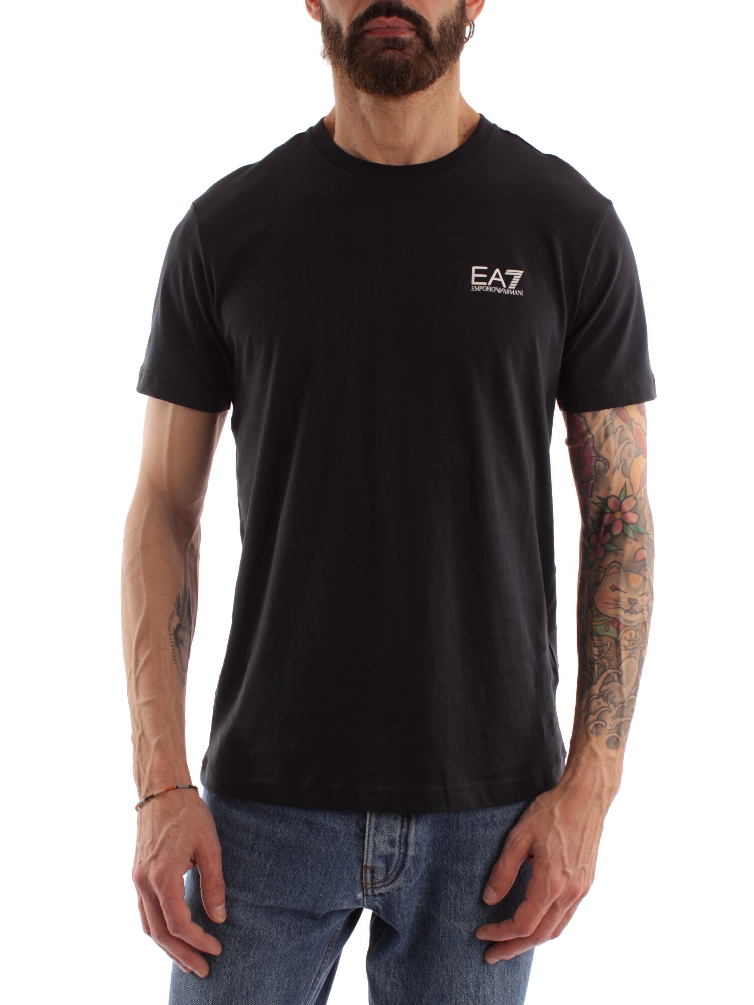 Ea7 Clothing Man Short sleeve BLUE 8NPT51