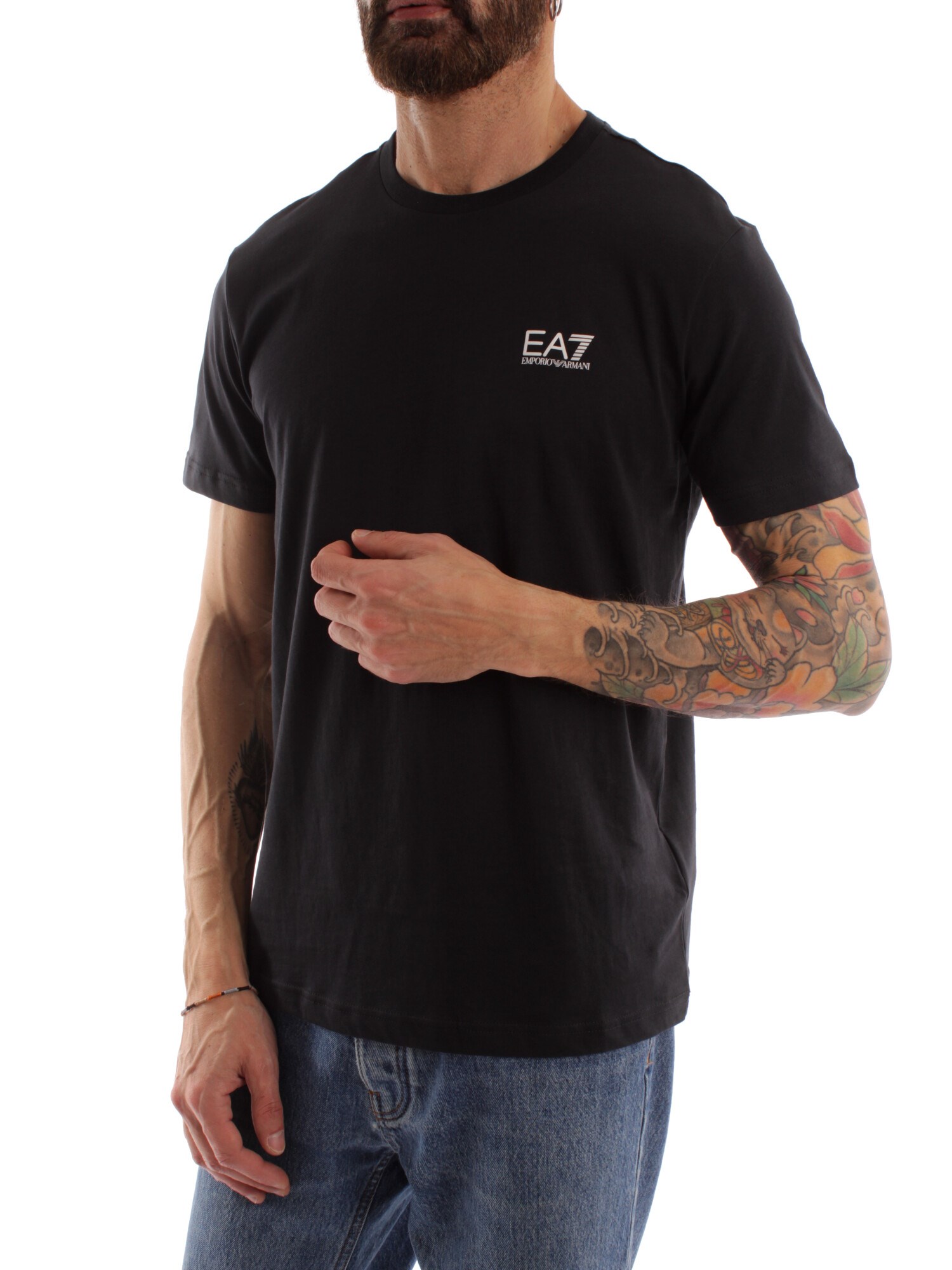 Ea7 Clothing Man Short sleeve BLUE 8NPT51