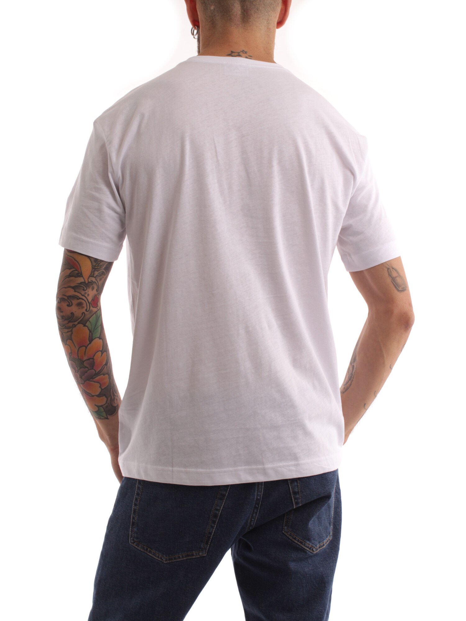 Ea7 Clothing Man Short sleeve WHITE 3RUT02