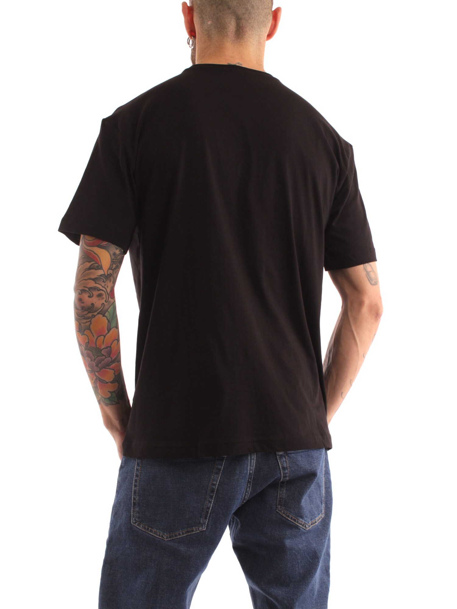 Ea7 Clothing Man Short sleeve BLACK 3RUT02