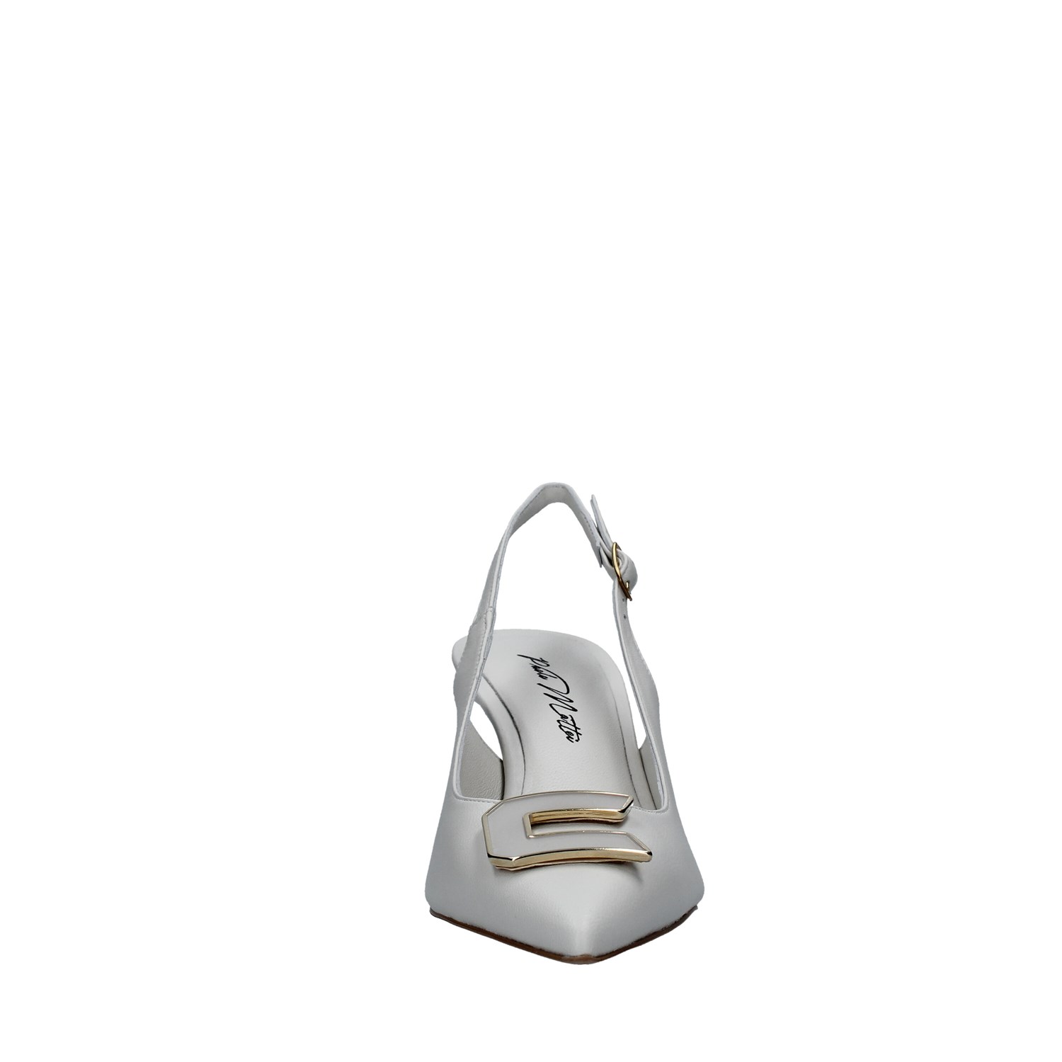 Paolo Mattei Shoes Woman Chanel WHITE GODIVA70 06