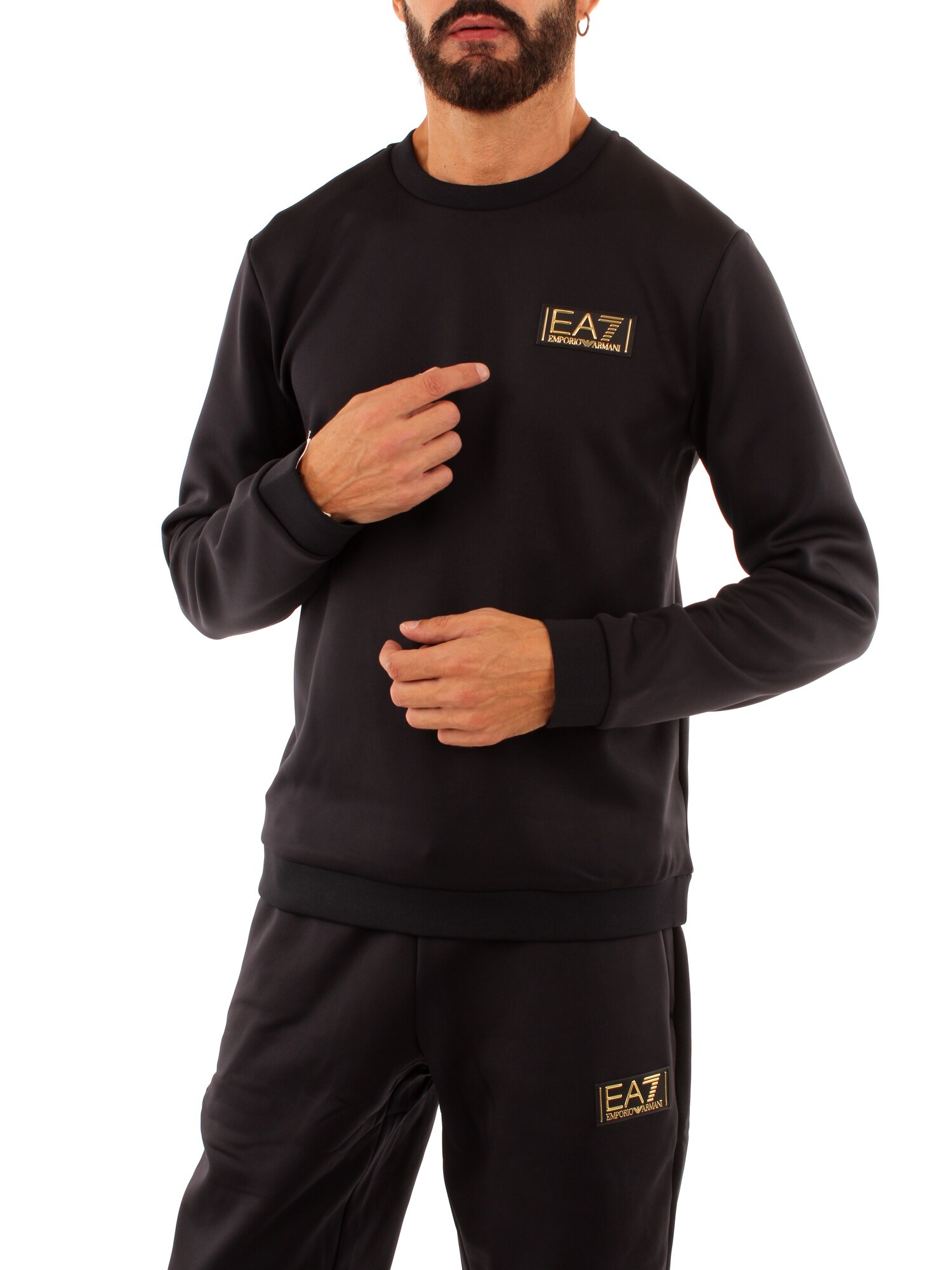 Ea7 6RPM35 BLACK Clothing Man