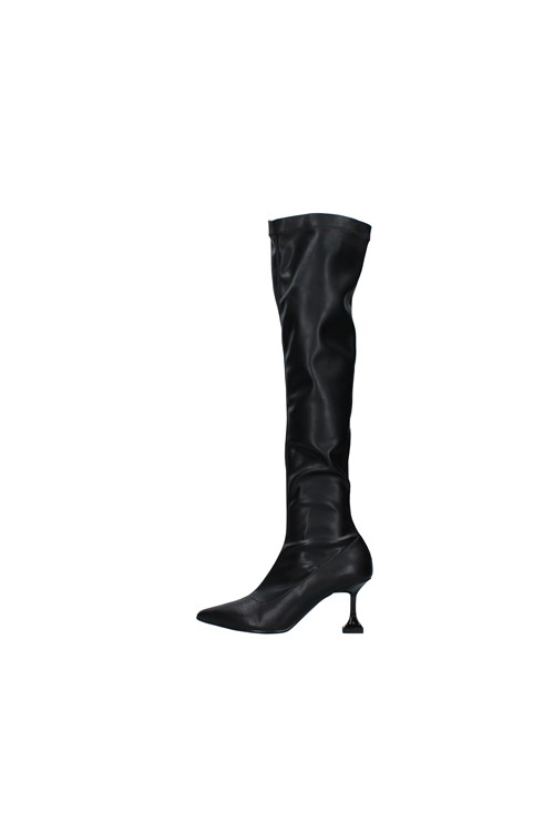 Le Cinque Foglie Above the knee BLACK