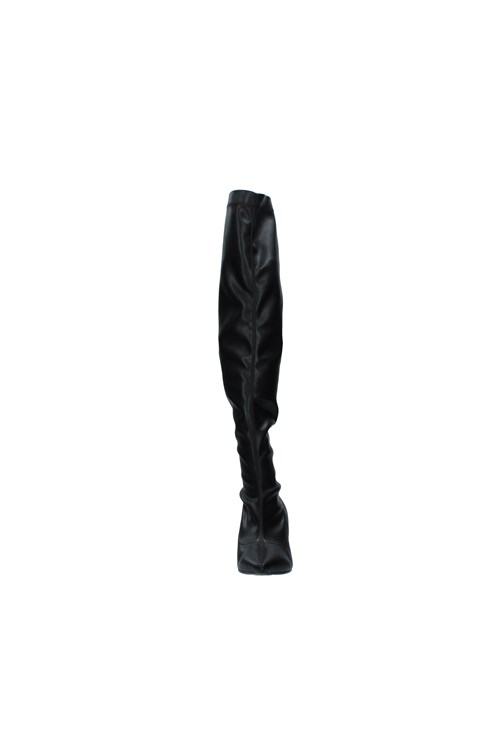Le Cinque Foglie Above the knee BLACK