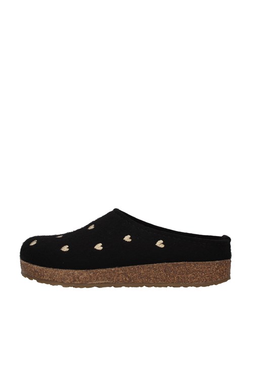 Haflinger Slippers BLACK