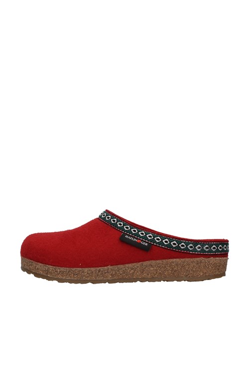 Haflinger Slippers RED