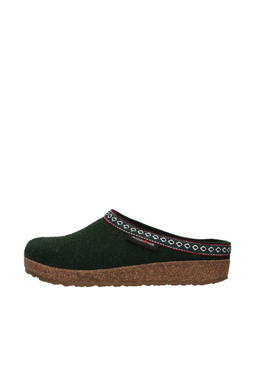 Haflinger Slippers GREEN