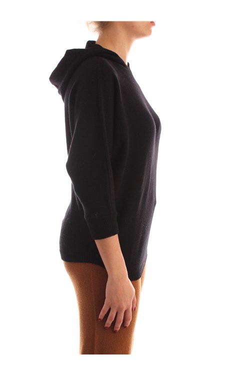 Friendly Sweater Hooded BLACK