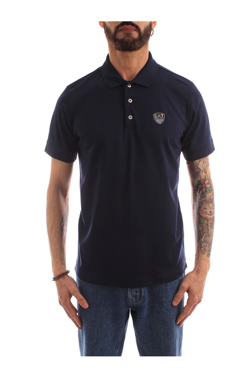 Ea7 Short sleeves NAVY BLUE