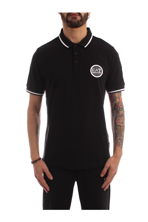 Ea7 Short sleeves BLACK