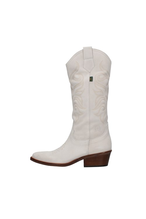 Dakota Boots Texans / biker WHITE