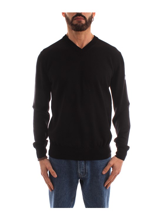 Ea7 V-neck BLACK