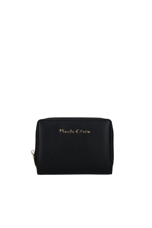 Manila Grace Women's Wallets BLACK