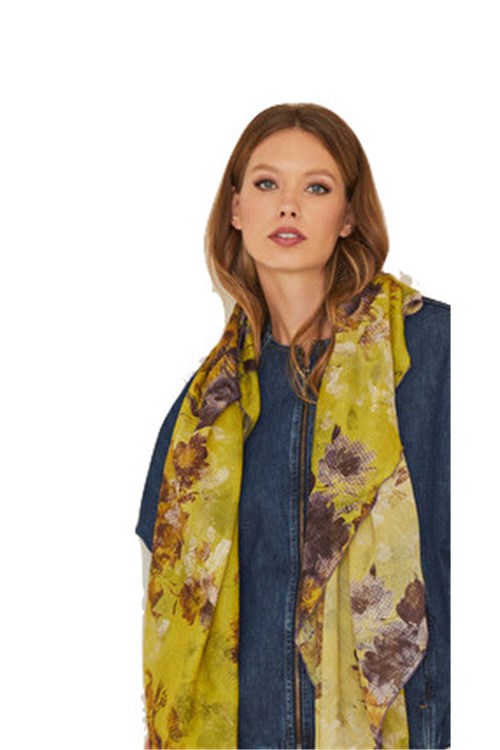 Manila Grace Scarves GREEN