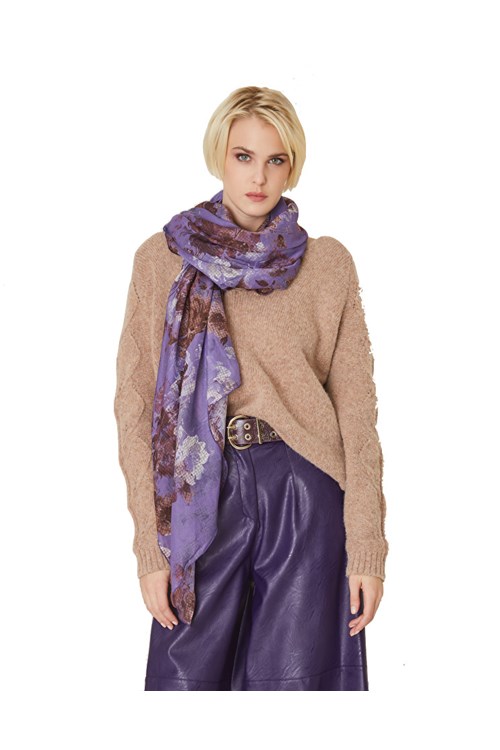Manila Grace Scarves VIOLET