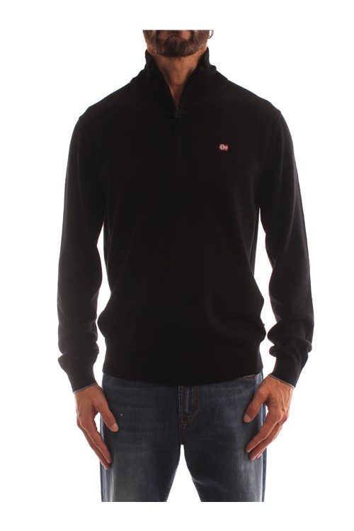 Napapijri High Neck  BLACK