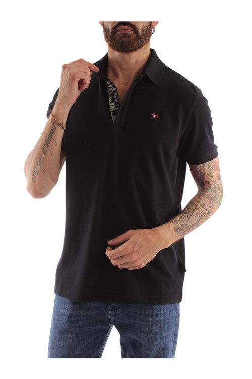 Napapijri Short sleeves BLACK
