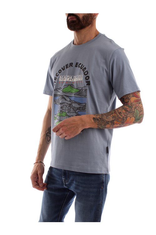 Napapijri Short sleeve BLUE