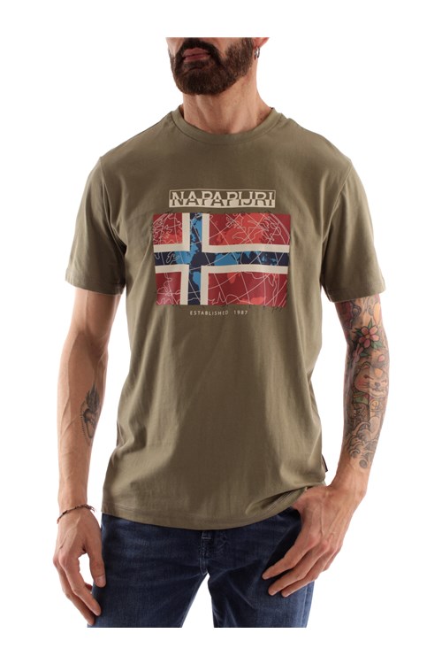 Napapijri Short sleeve GREEN