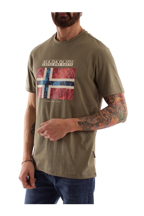 Napapijri Short sleeve GREEN