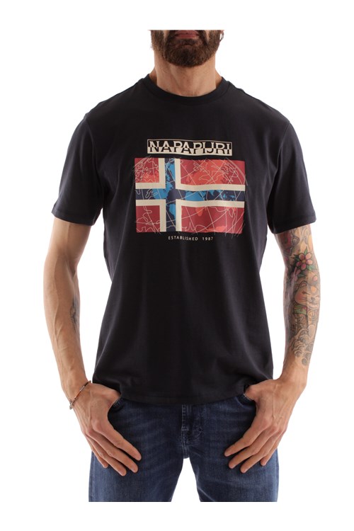 Napapijri Short sleeve BLUE