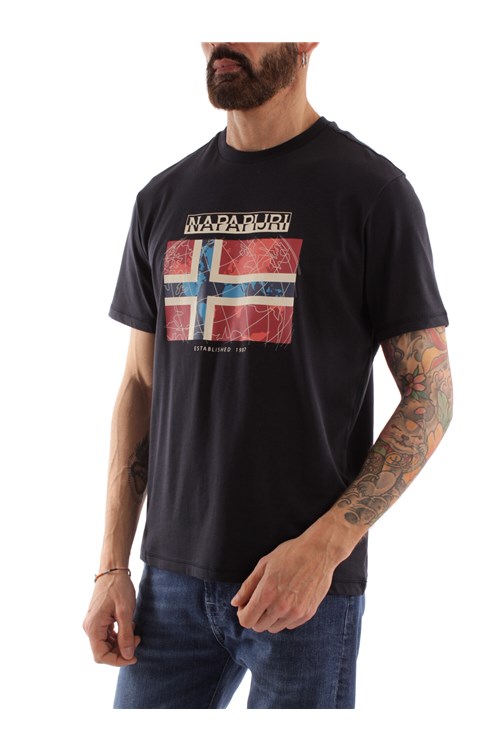 Napapijri Short sleeve BLUE