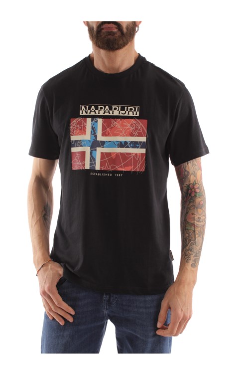 Napapijri Short sleeve BLACK