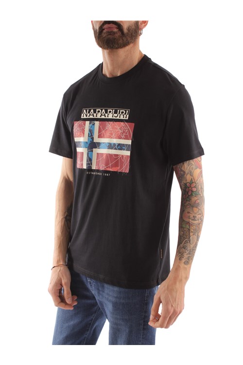 Napapijri Short sleeve BLACK