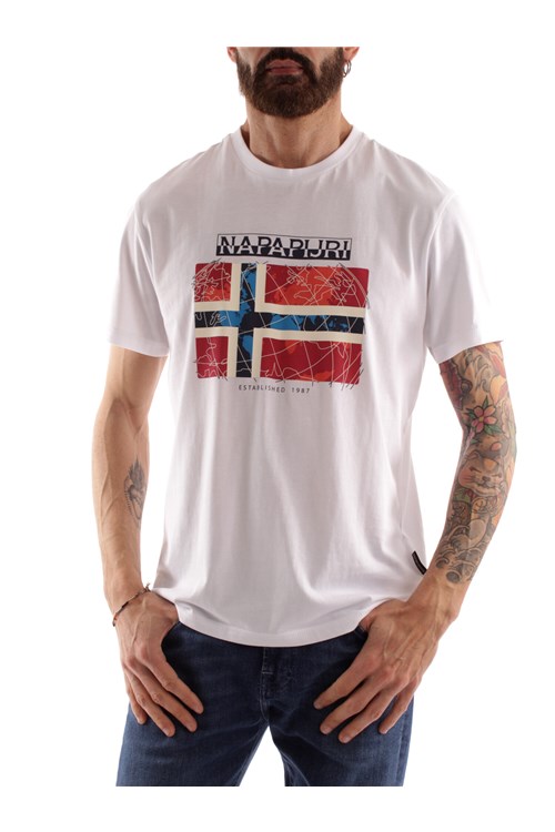 Napapijri Short sleeve WHITE