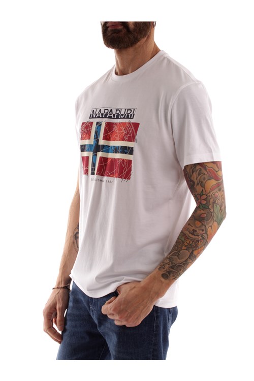 Napapijri Short sleeve WHITE