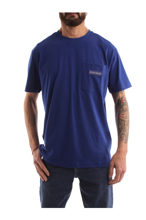 Napapijri Short sleeve BLUE