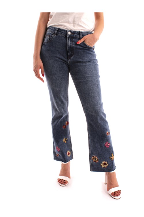 Desigual Wide Fund Blue jeans