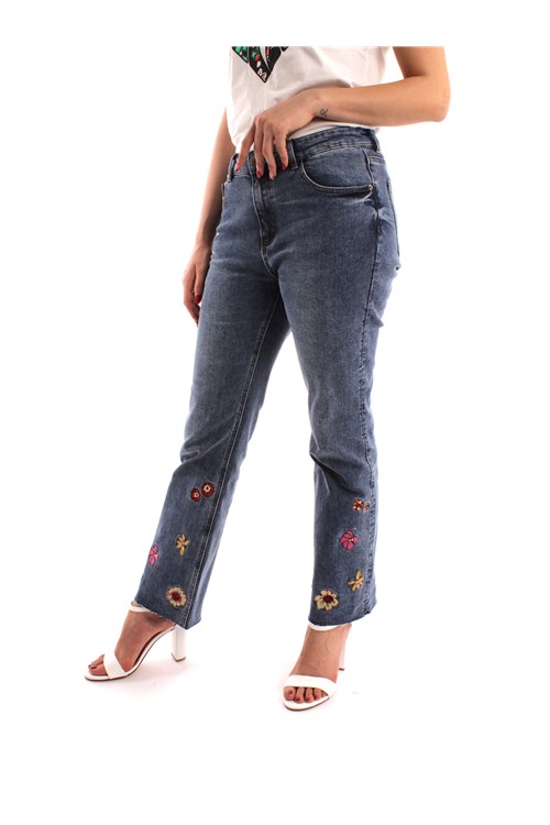 Desigual Wide Fund Blue jeans
