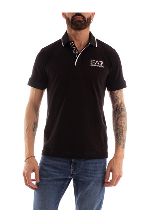 Ea7 Short sleeves BLACK