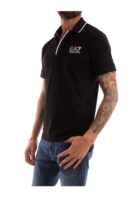 Ea7 Short sleeves BLACK