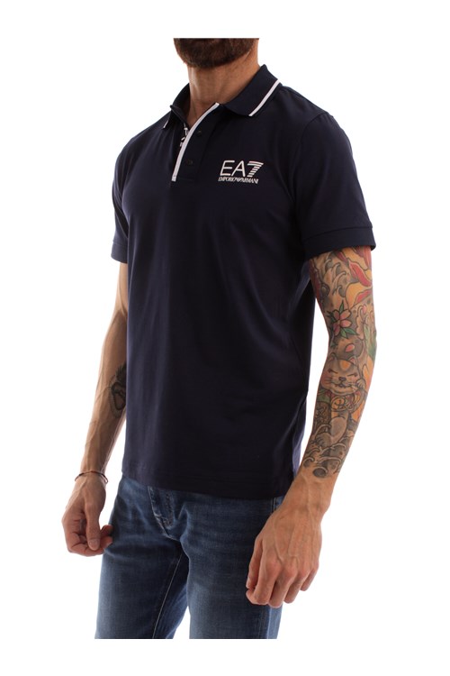 Ea7 Short sleeves NAVY BLUE
