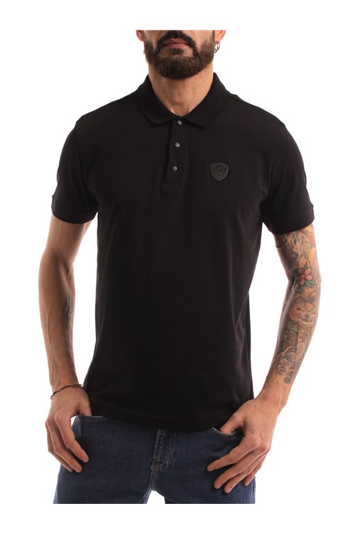 Ea7 Short sleeves BLACK