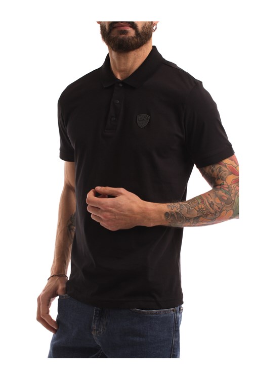 Ea7 Short sleeves BLACK