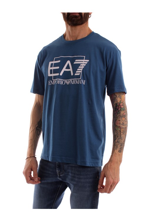 Ea7 Short sleeve BLUE