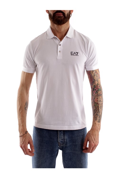 Ea7 Short sleeves WHITE